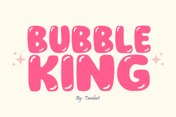 Bubble King: The Playful Typeface That Brings Designs to Life