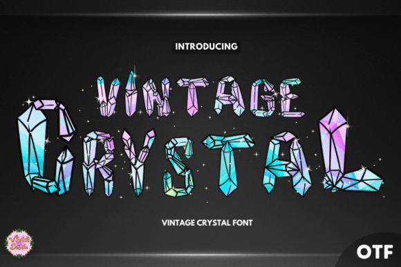Discover the Timeless Allure of Vintage Crystal Typography