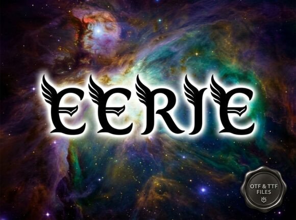 Eerie Font: A Deep Dive into Gothic Design with Dark Majesty