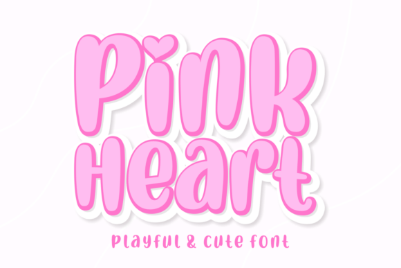 Infuse Your Projects with Love: The Pink Heart Typeface