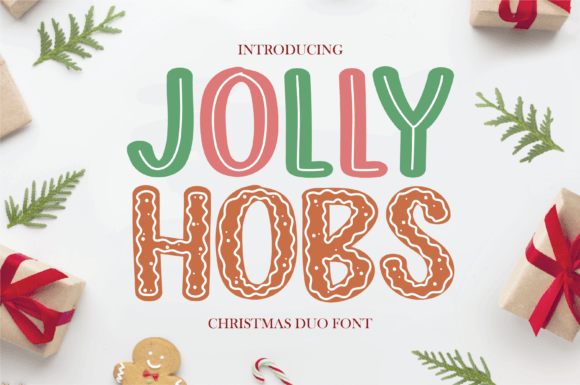 Jolly Hobs Duo: A Festive Font Pairing for Creative Projects