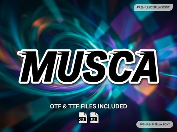 Musca: The High-Velocity Typeface for Modern Brands