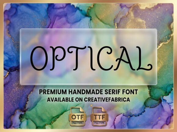 Optical: A Handmade Serif with a Whimsical Spiral Soul