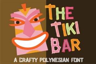 Tiki Bar: A Font That Brings Whimsy and Polynesian Soul to Your Designs