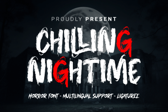 Unleash the Shadows: The Chilling Nighttime Font Experience